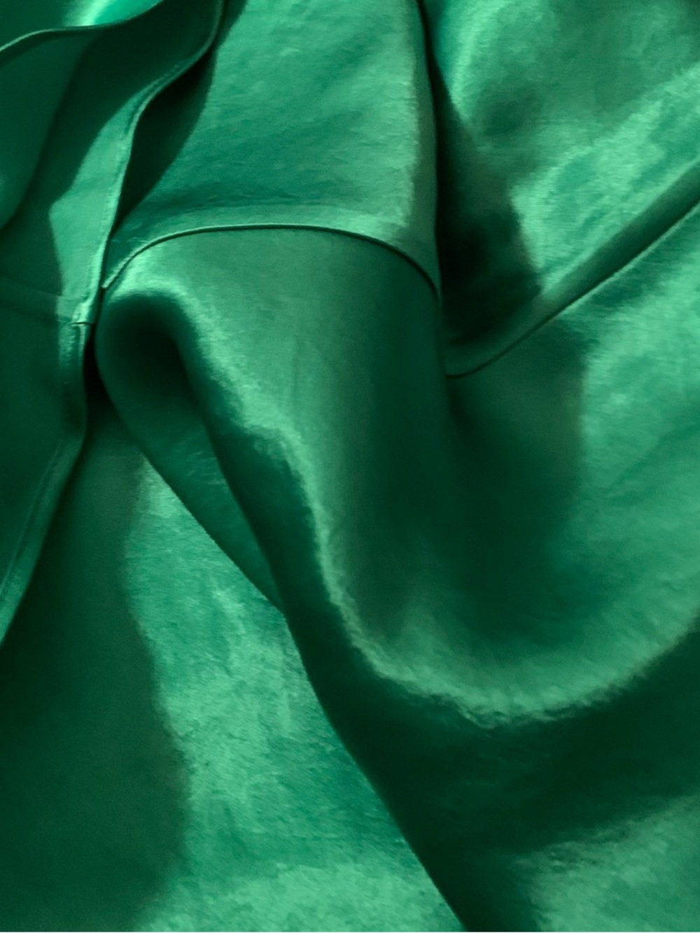 Aritzia Babaton  gloss green midi skirt 6 - Picture 2 of 9
